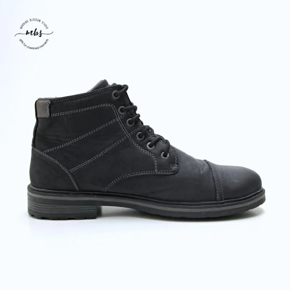 Joe’s Jeans Pop n Cap High Top Boots in Black‎ Men Size 9.5